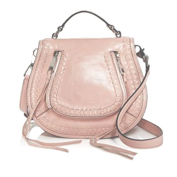 Rebecca Minkoff Handbags - Rebecca Minkoff | Vanity Saddle Bag Almond Leather C9
